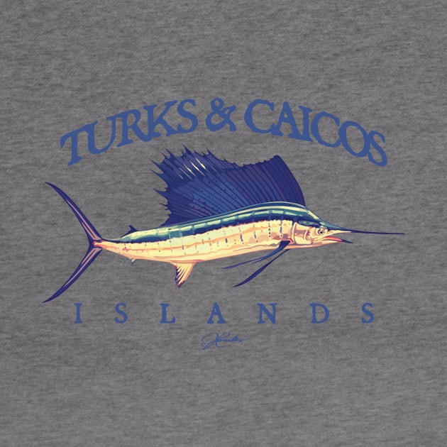 Turks & Caicos Islands Vintage Sailfish by jcombs